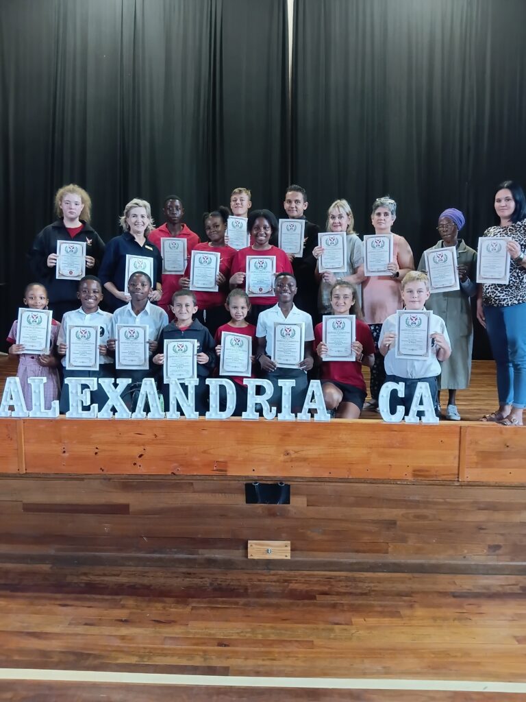 Students and staff who have been at ACA for more than five years being recognised.
