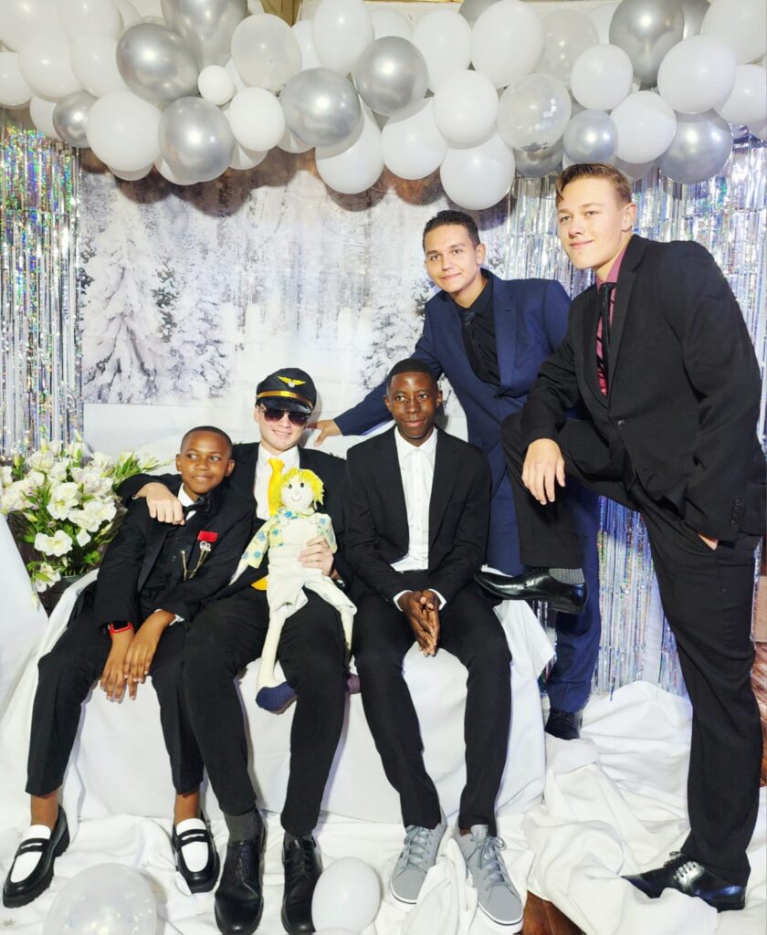 The learners suited up for the occasion and posed for photos.