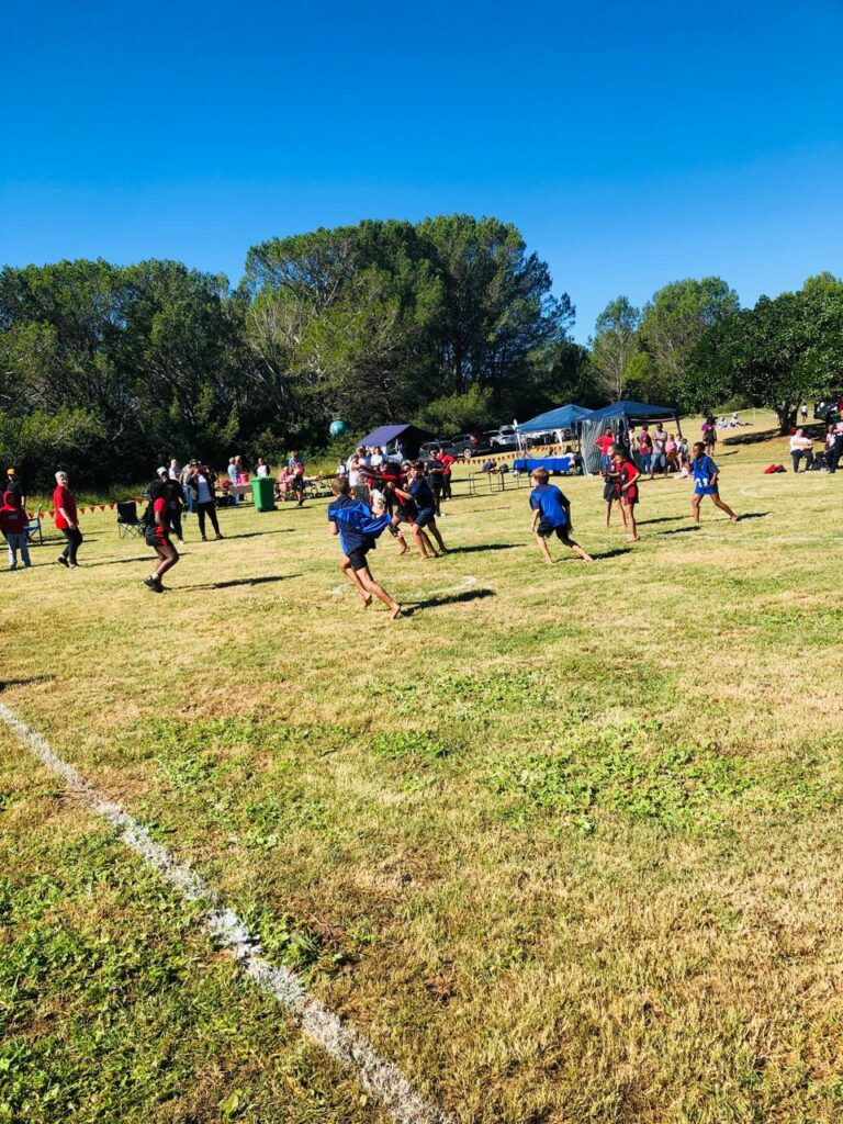 ACA and Bushwillow enjoyed a fun-filled netball match in the mud.