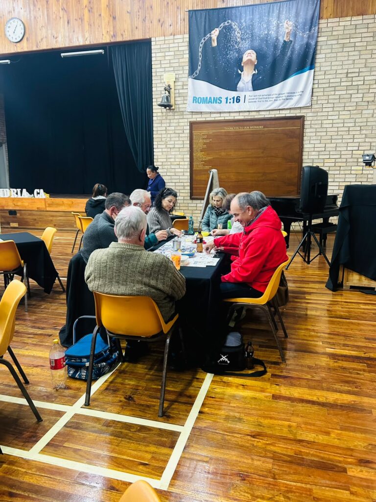 Bingo evening was fun and a day well spent.