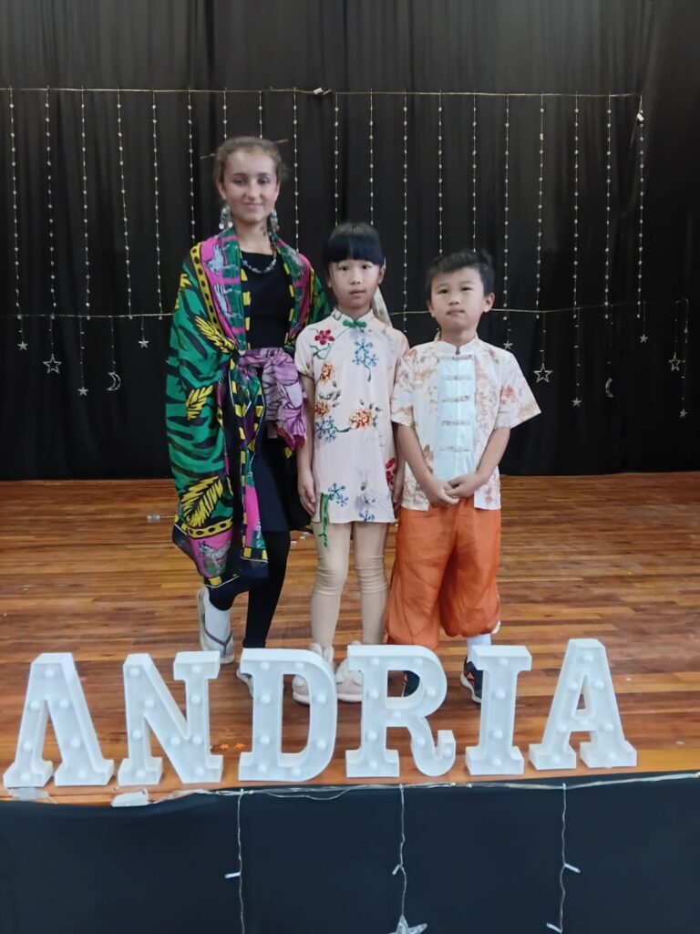 Christine Schutte, Sunny Chen and George Chen proudly celebrating Asian heritage.
